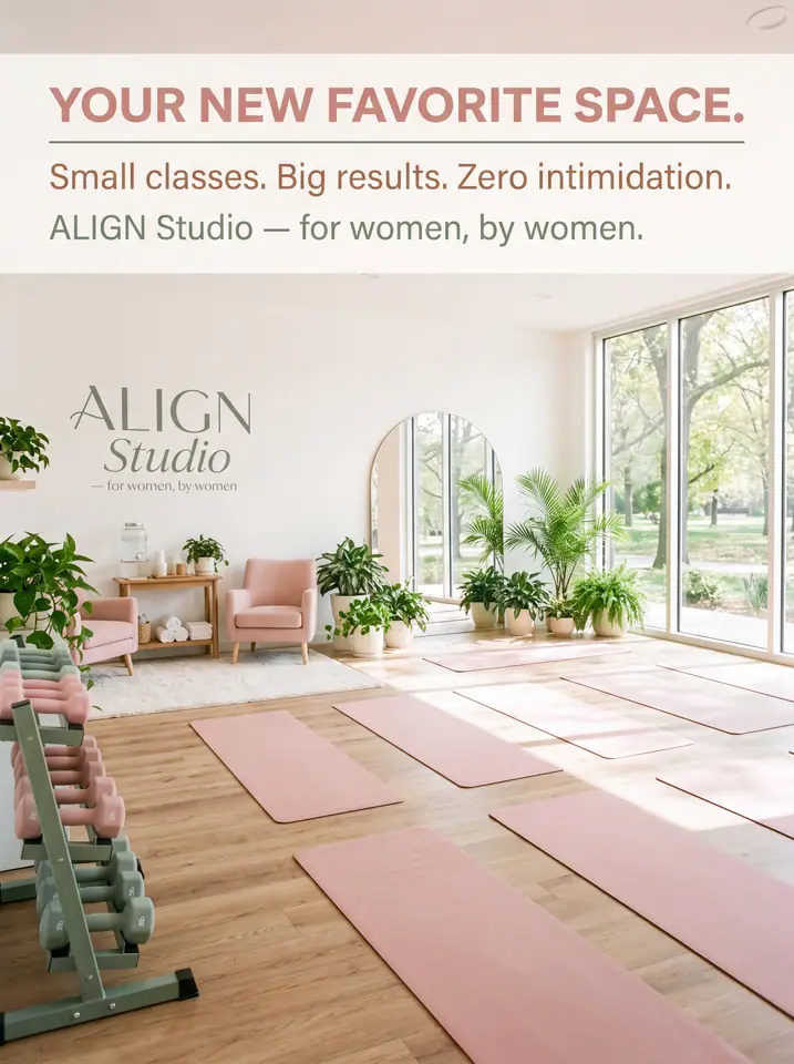Boutique studio welcome — Single Image