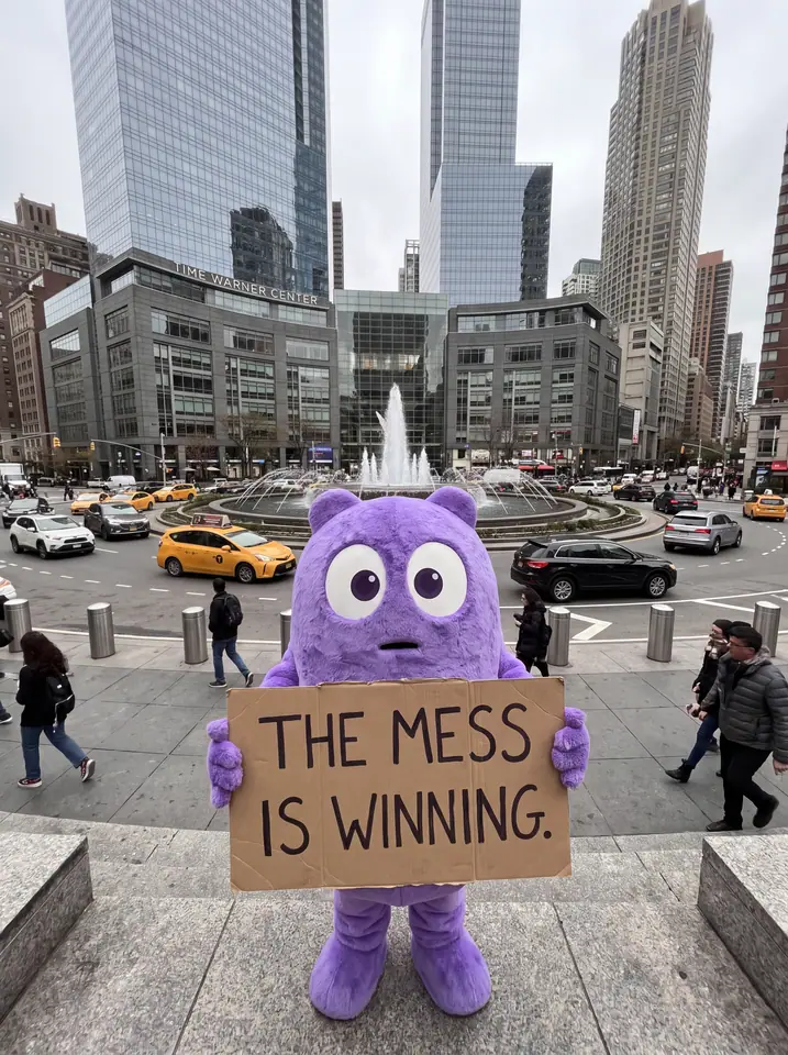 The mess is winning — Single Image