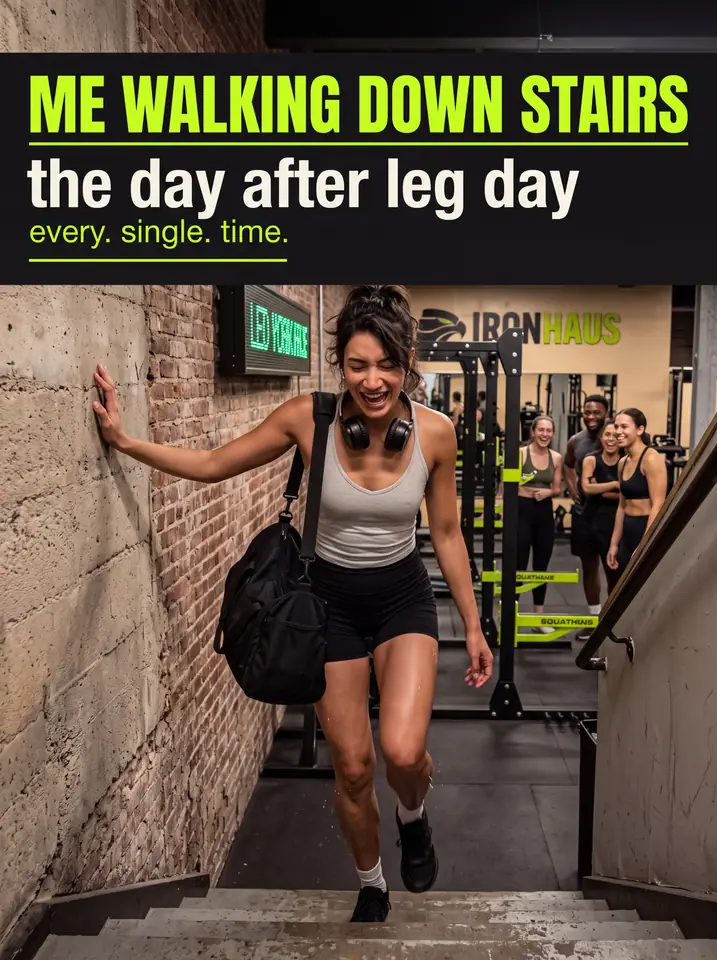 Leg-day community post — Single Image