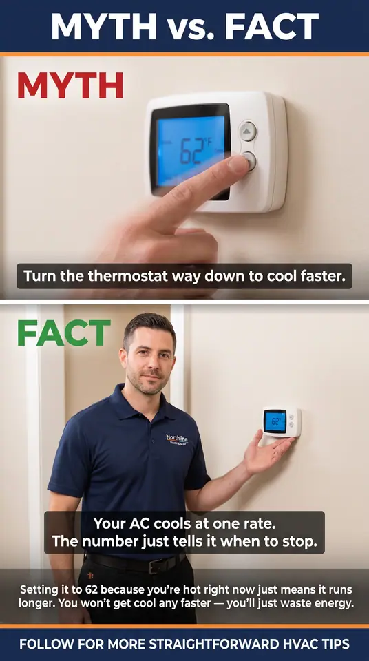 Thermostat myth versus fact — Story